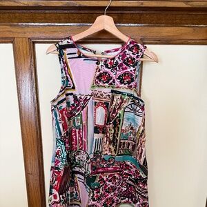 Anthropologie Amelia Sleeveless Shift Dress Size S